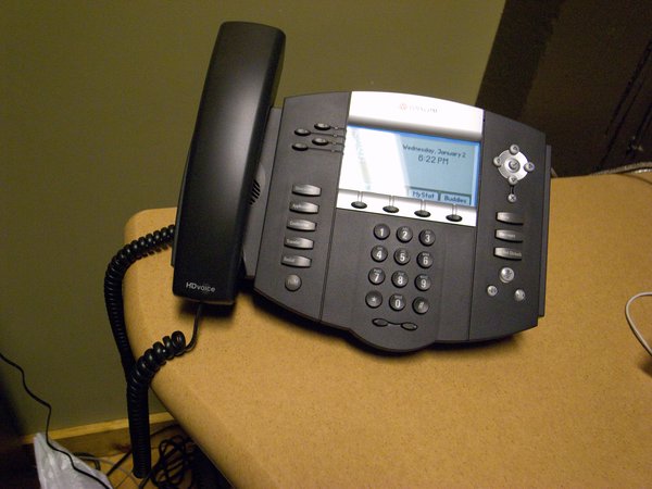An old office phone
