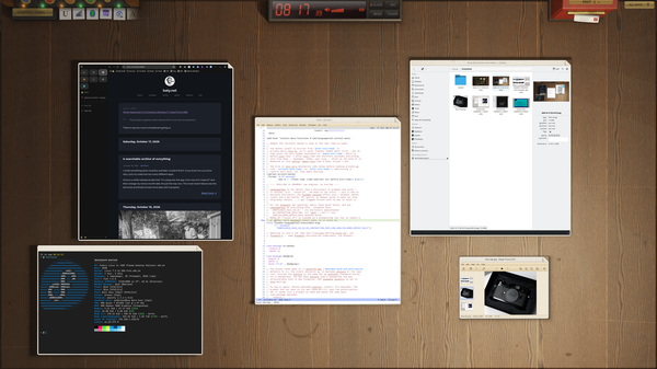 Screenshot of my DEsk desktop