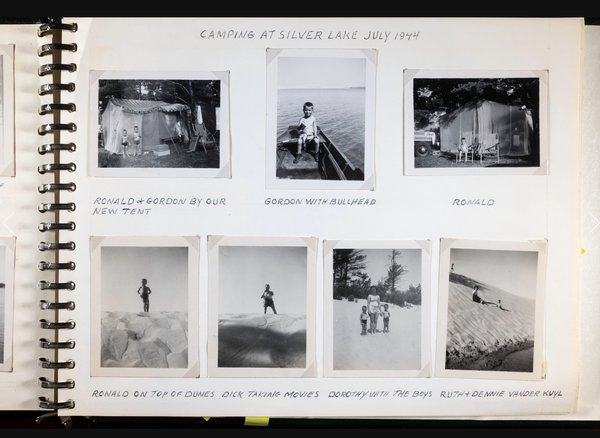 One page of a photo album